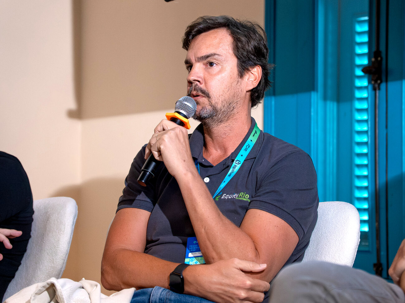 Founder em pitch